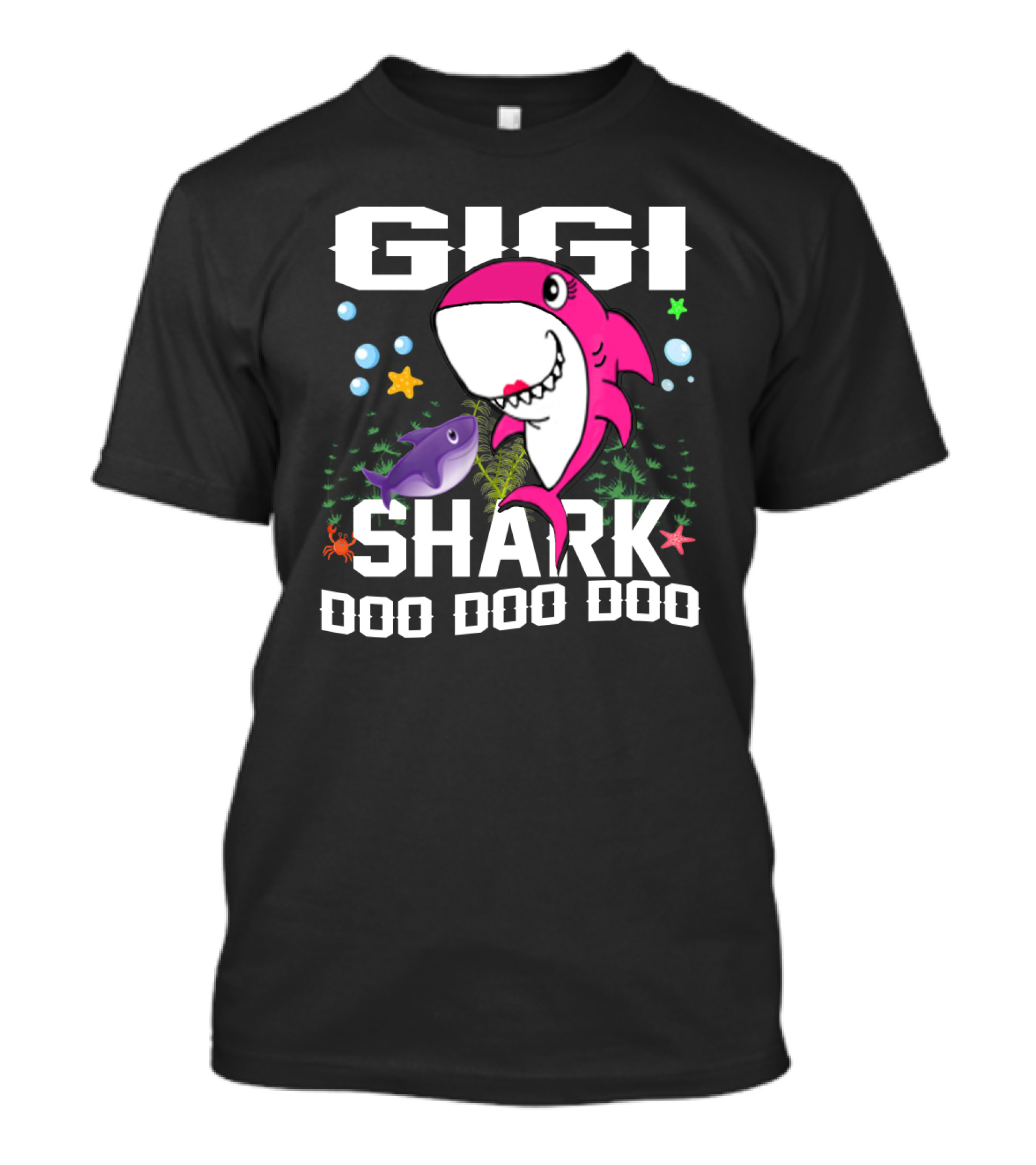 Gigi Shark Doo Doo Doo Mother Gramma Halloween T-Shirt