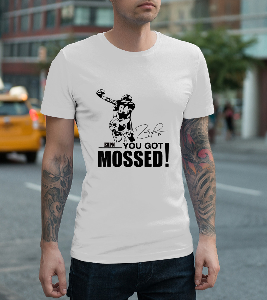 ESPN You Got Mossed 84 Signature Football T-Shirt