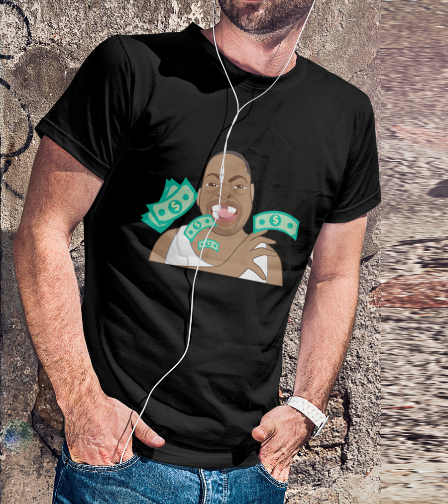 Beetlejuice Throwing Money Howard Stern Fame T-Shirt