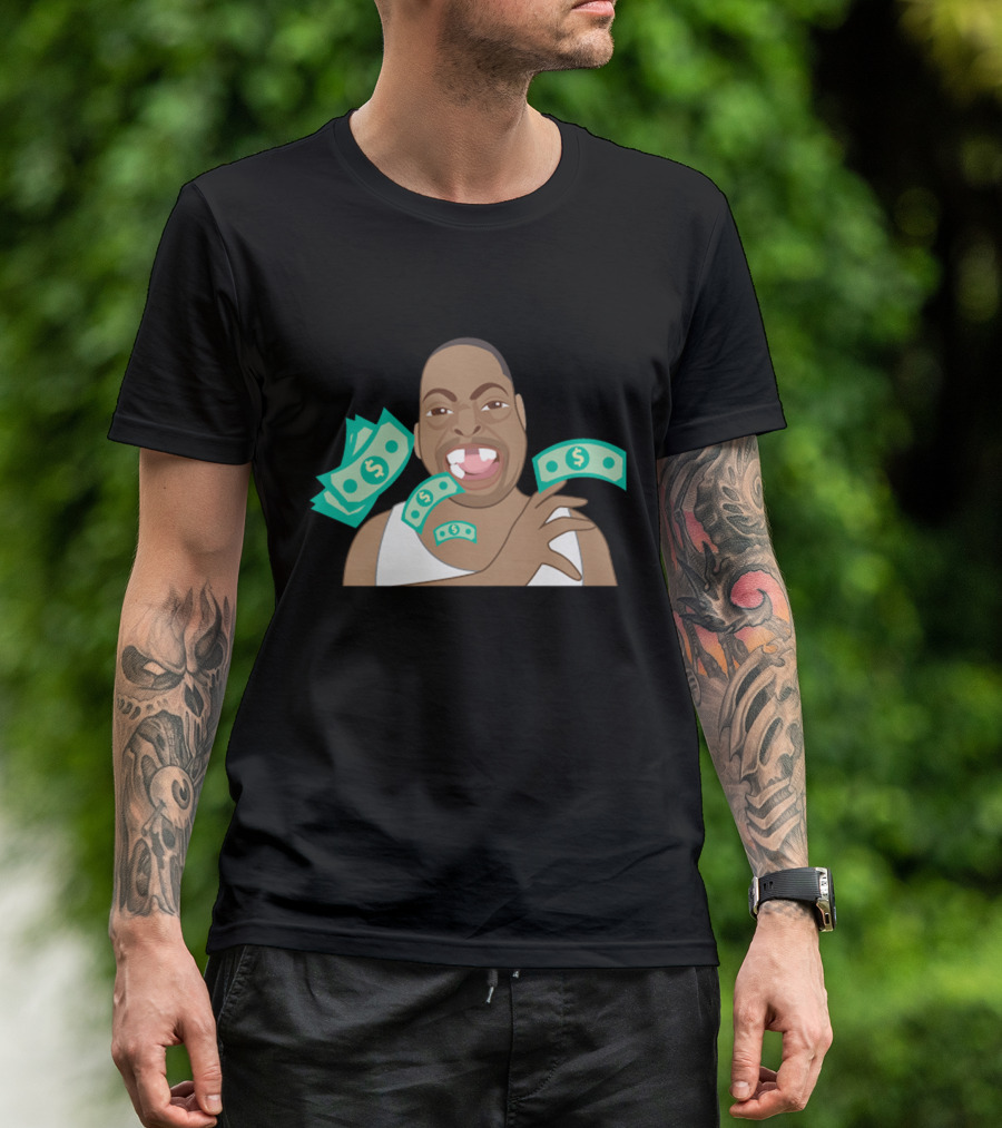 Beetlejuice Throwing Money Howard Stern Fame T-Shirt
