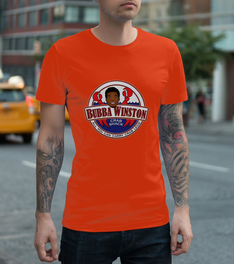 Bubba Winston Crab Shack All You Can Carry Crab Legs T-Shirt