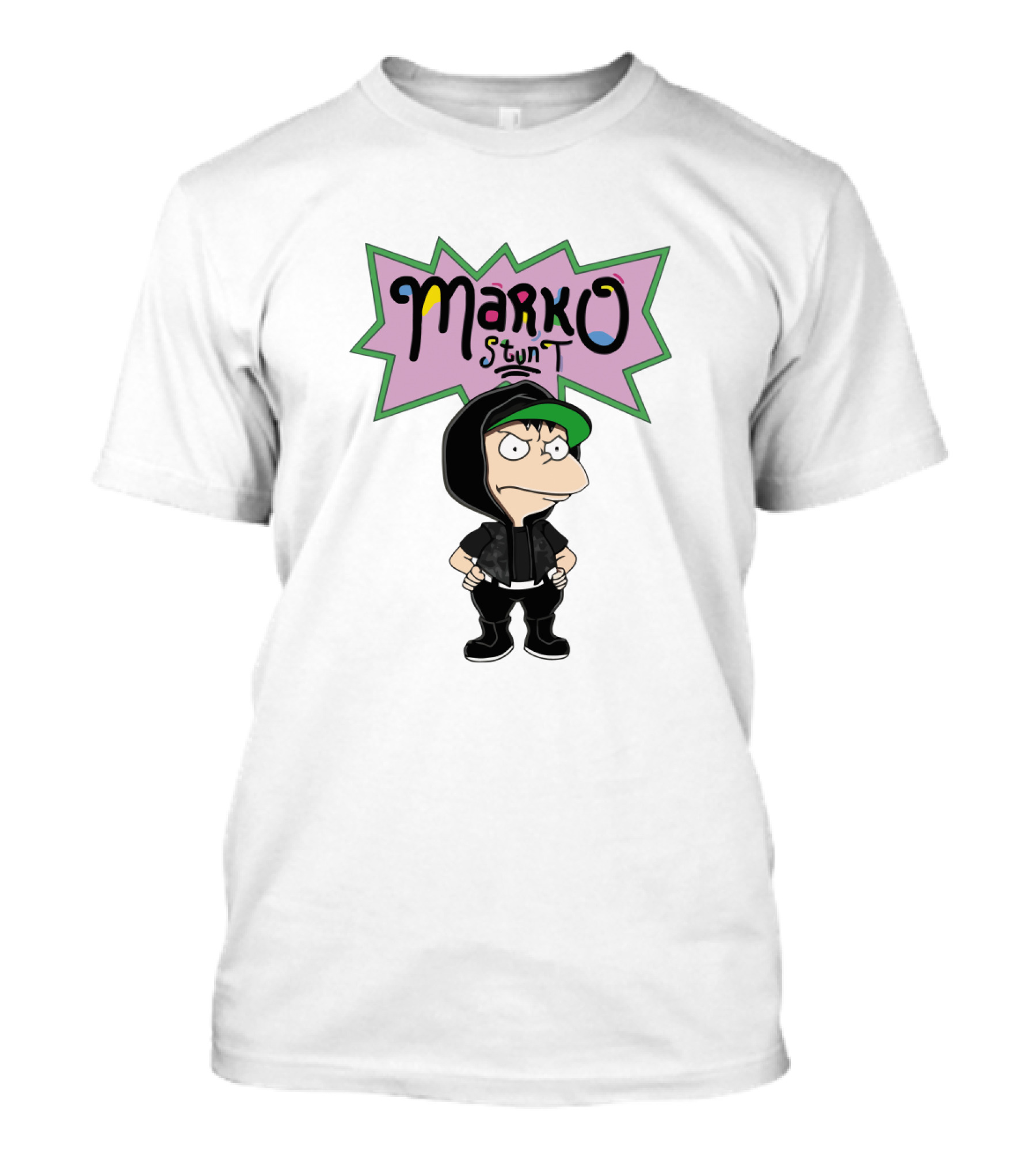 Marko Stunt Cartoon Hoodie Character T-Shirt