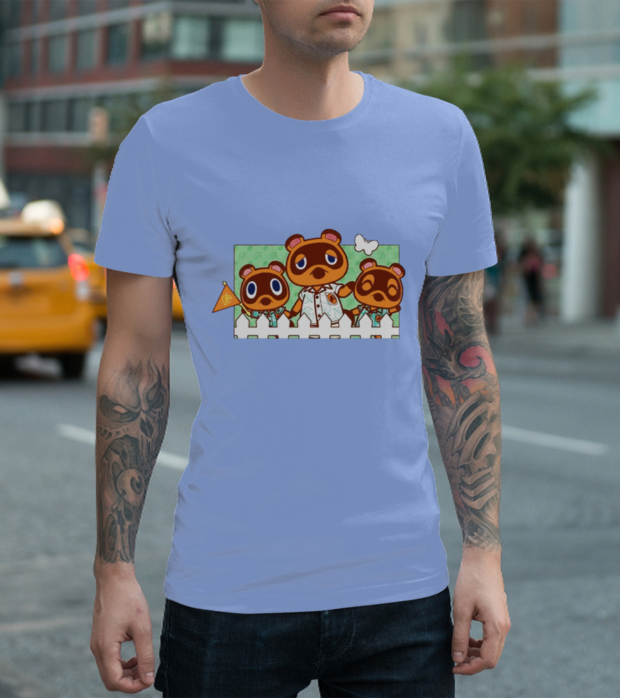 Animal Crossing New Horizons Tom Nook and Timmy and Tommy Trio Merch T-Shirt