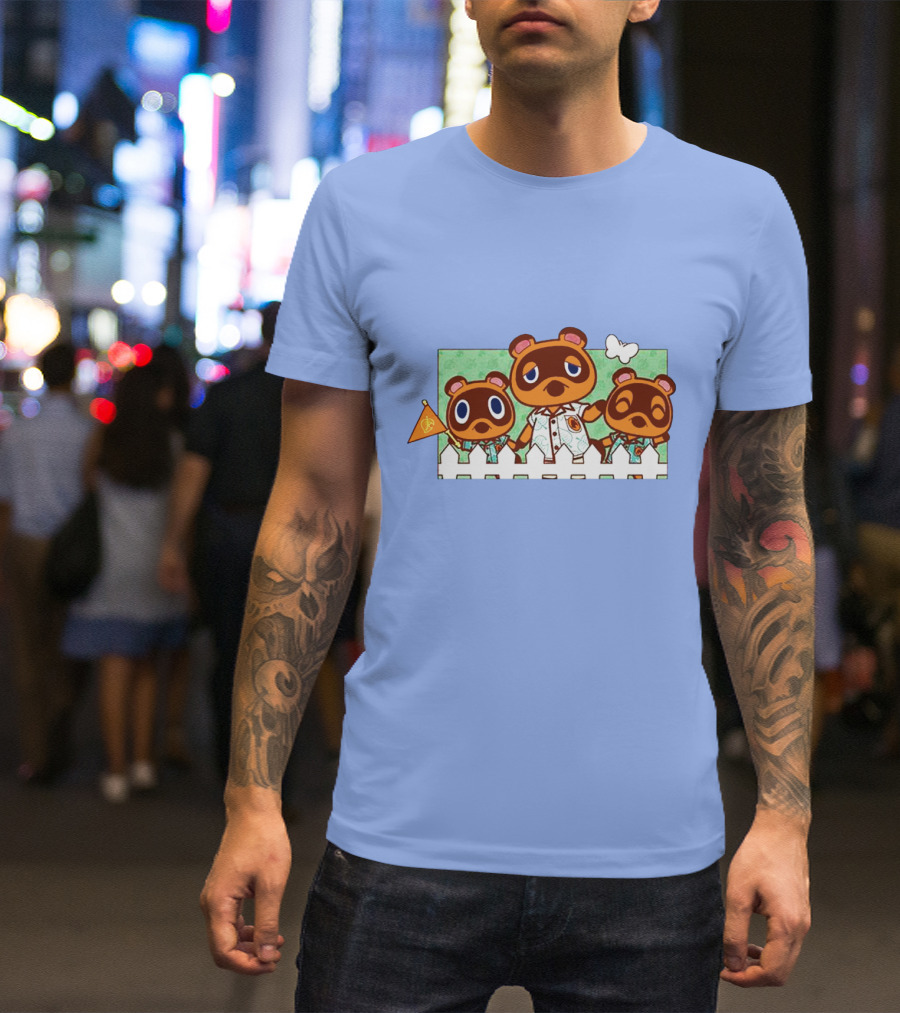 Animal Crossing New Horizons Tom Nook And Timmy And Tommy Trio Merch T-Shirt