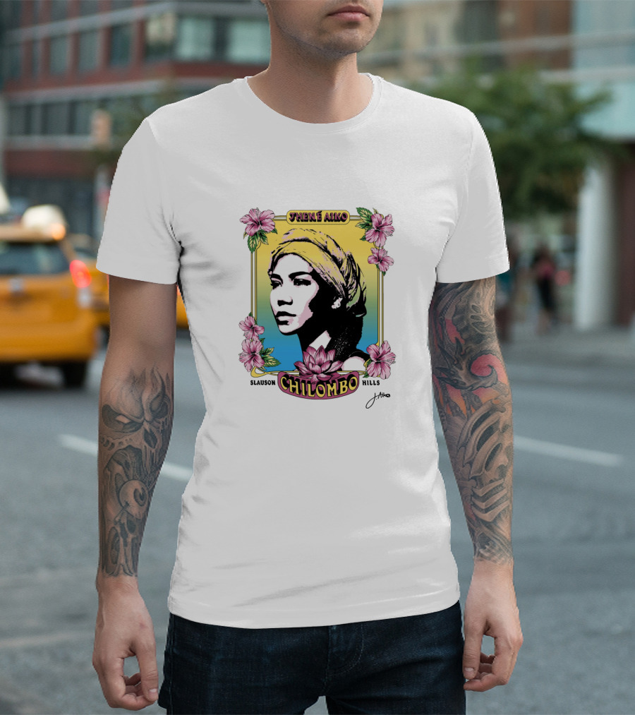 Jhené Aiko Chilombo Slauson Hills Floral T-Shirt