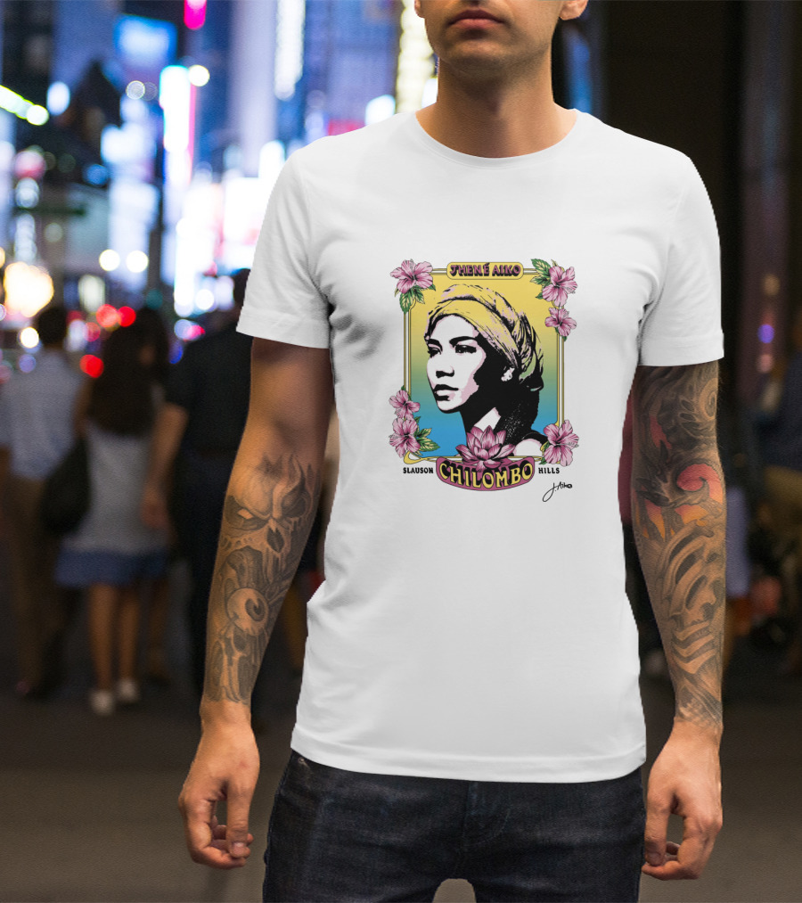 Jhené Aiko Chilombo Slauson Hills Floral T-Shirt