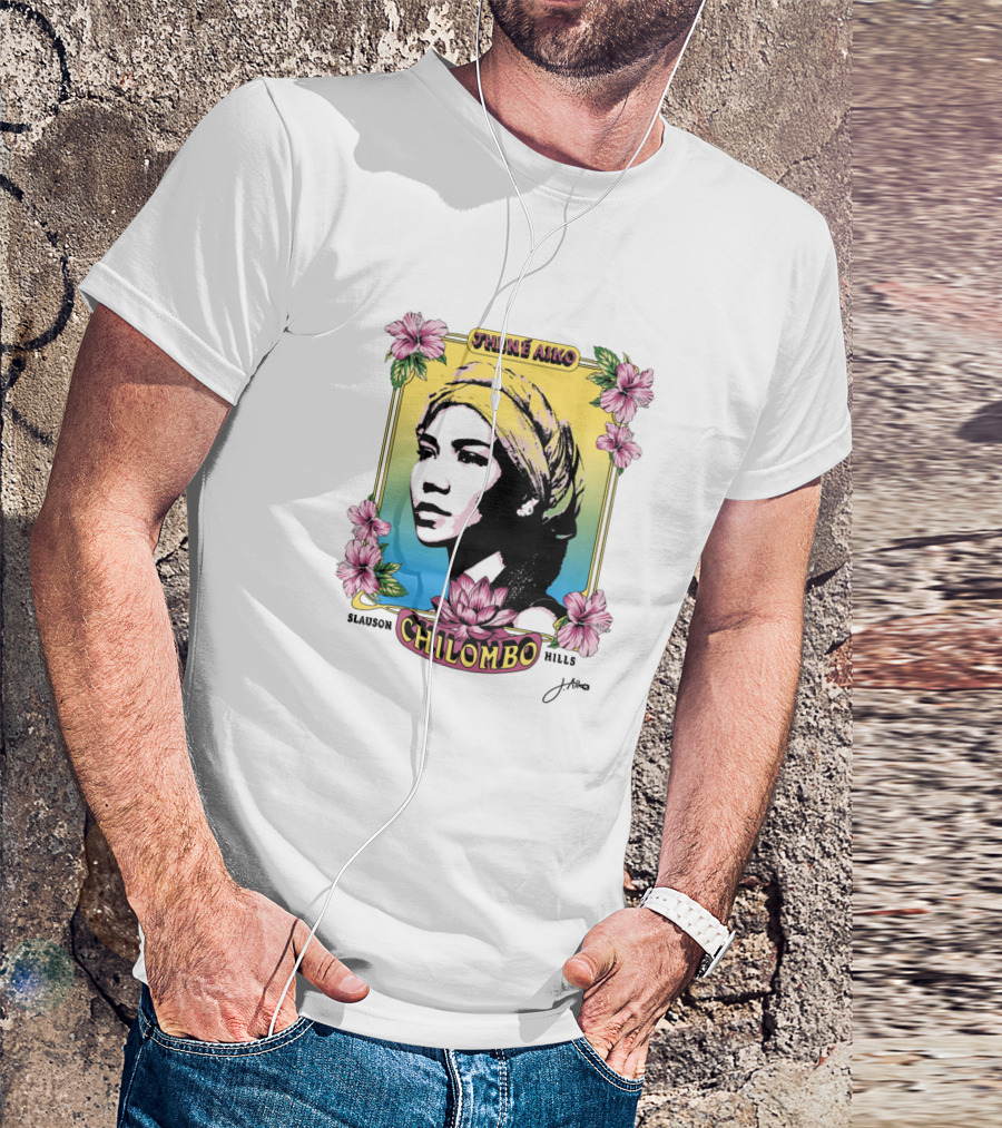 Jhené Aiko Chilombo Slauson Hills Floral T-Shirt