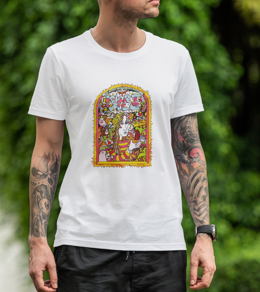 Kurt Vile Psychedelic Ice Cream T-Shirt