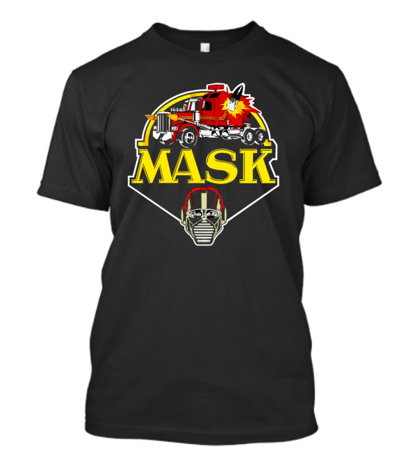 MASK Truck Explosion Face Mask T-Shirt