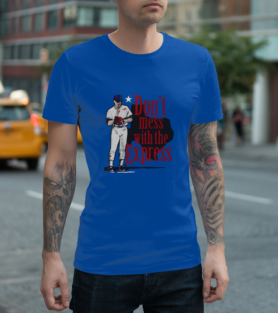 Don't Mess with the Express Bloody Nolan Ryan T-Shirt
