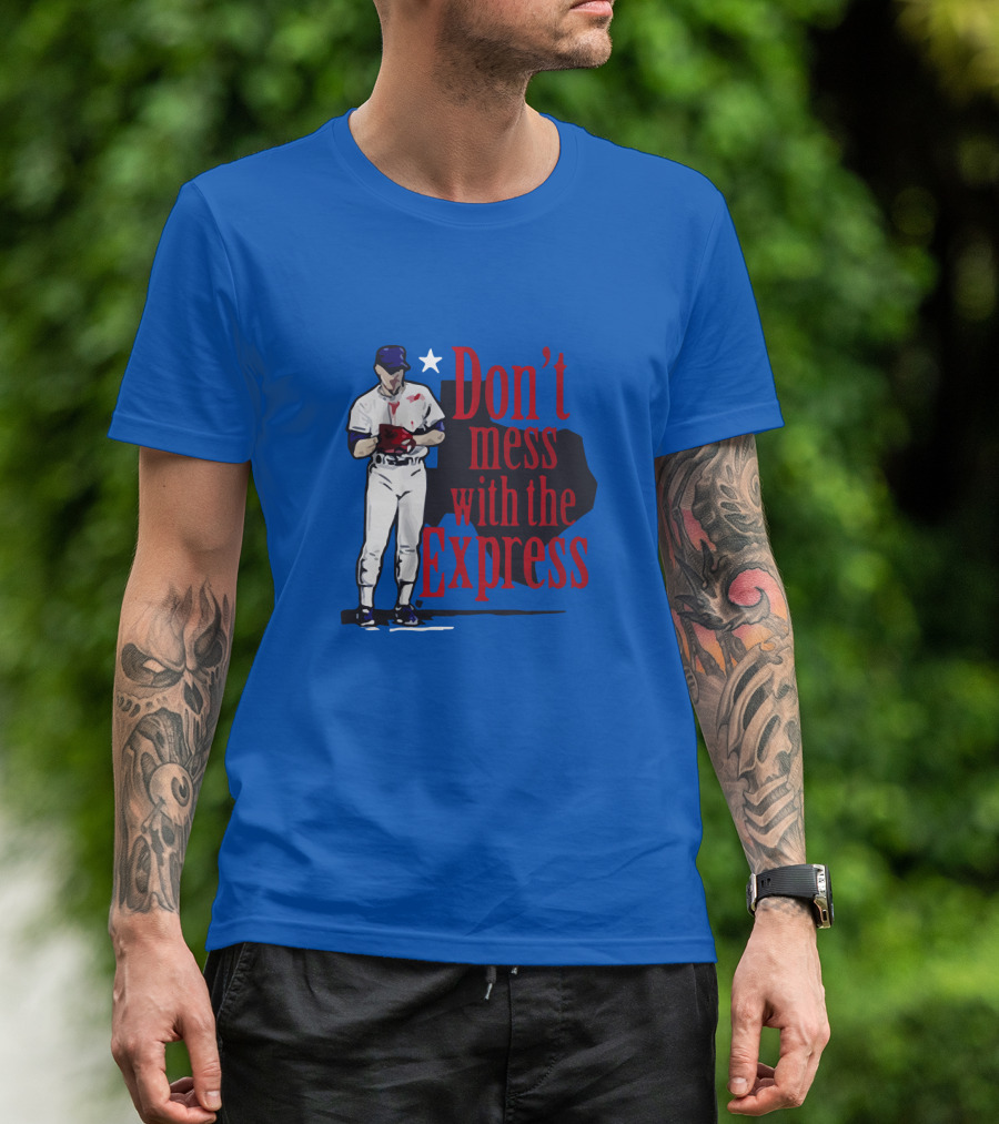 Don't Mess With The Express Bloody Nolan Ryan T-Shirt