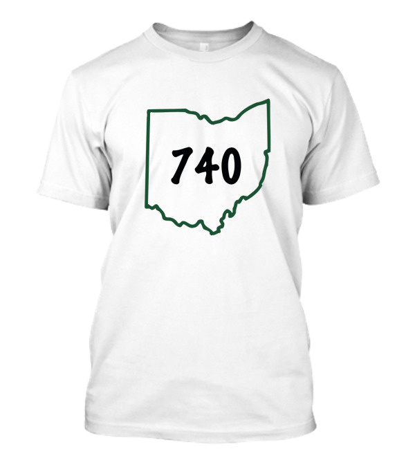 Joe Burrow 740 Ohio Map Outline T-Shirt