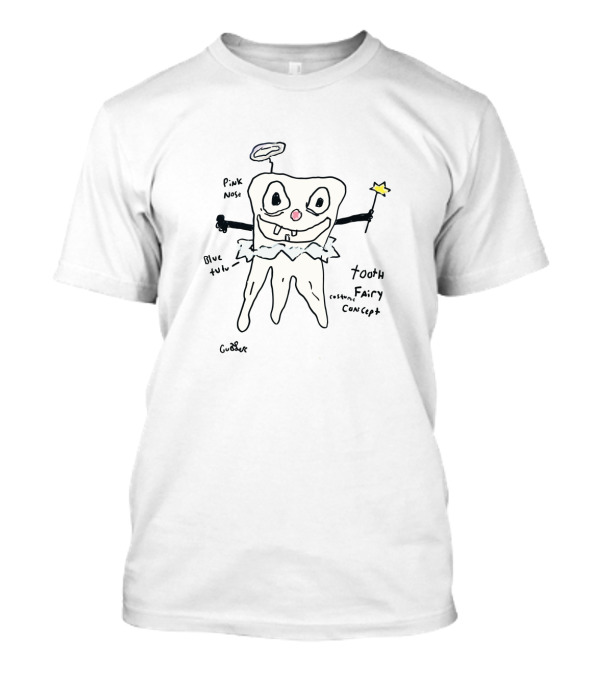 Matthew Gray Gubler Tooth Fairy Costume Concept Pink Nose Blue Tutu T-Shirt