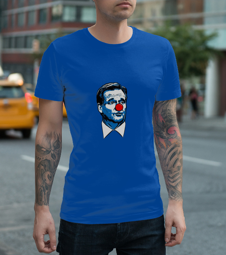 Goodell Clown Parody NFL Commissioner Red Nose Iconic Satire T-Shirt