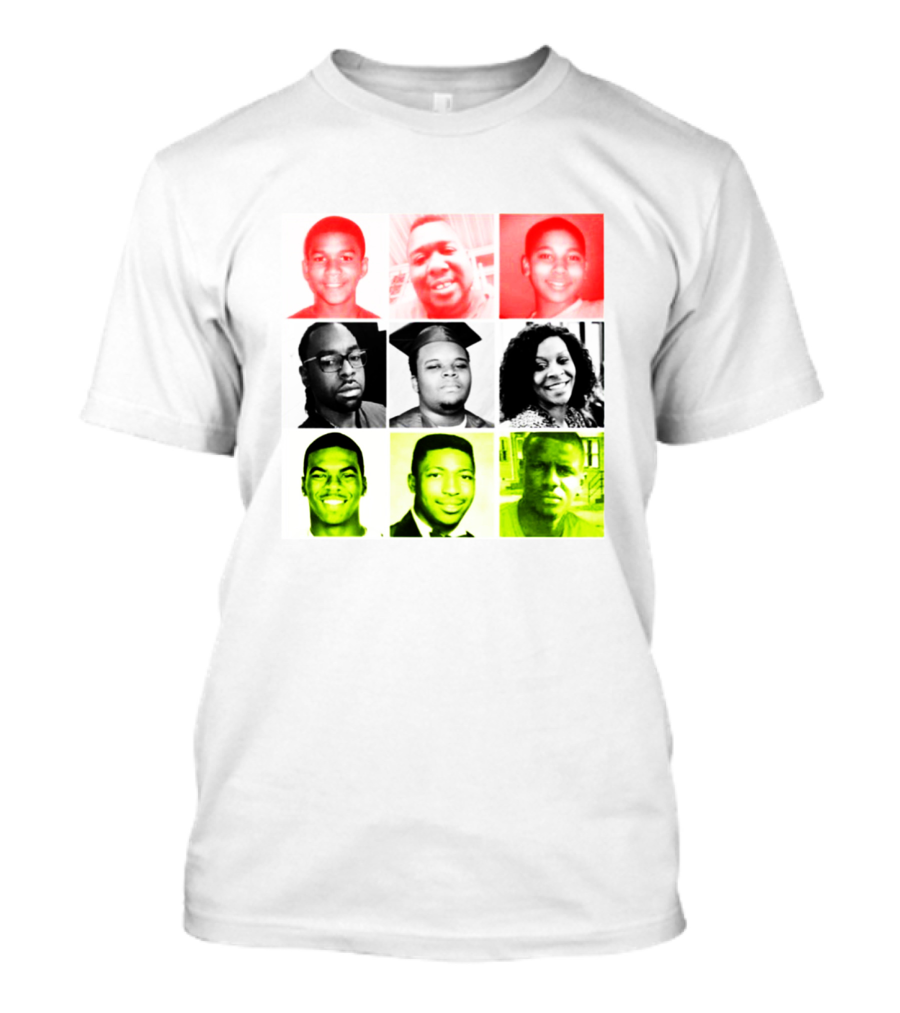 Black Victims Of Police Brutality Remembered In Powerful Collage T-Shirt