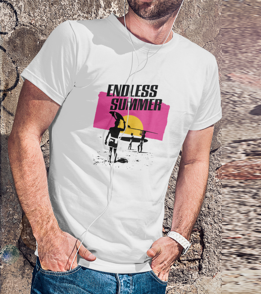 Endless Summer Surfing Sunset T-Shirt