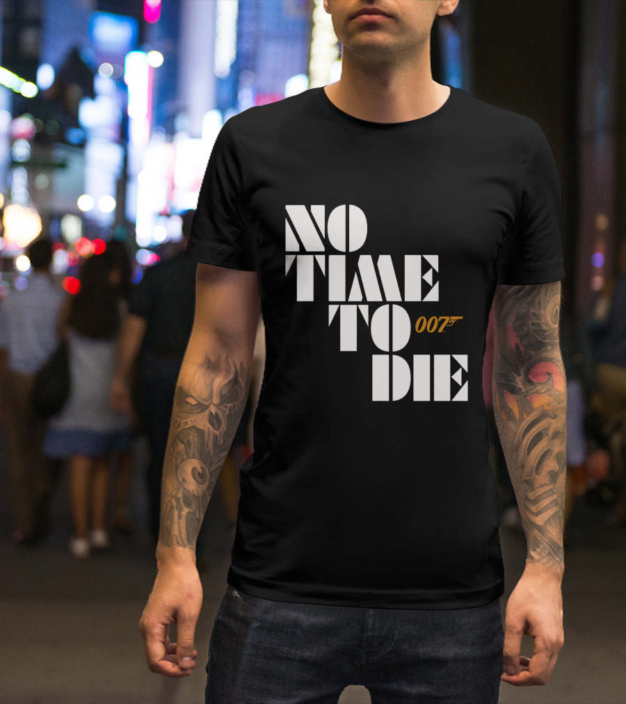No Time To Die 007 Bond T-Shirt