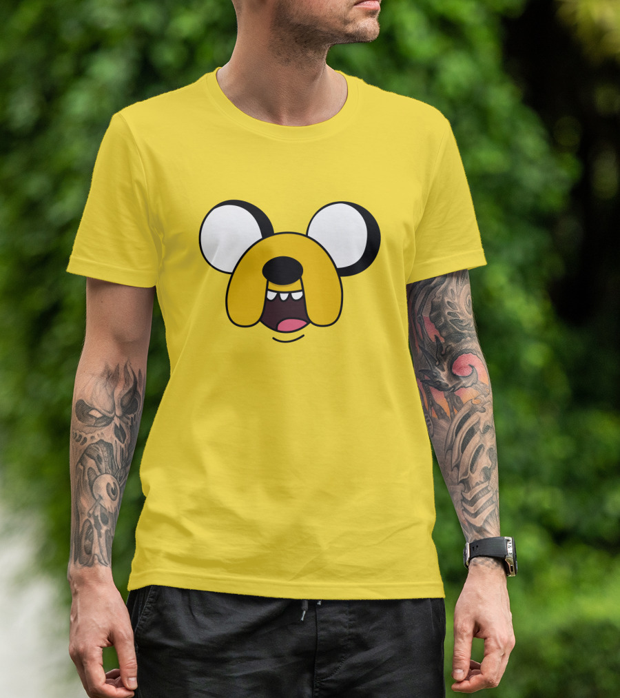 Adventure Time Jake The Dog Face T-Shirt