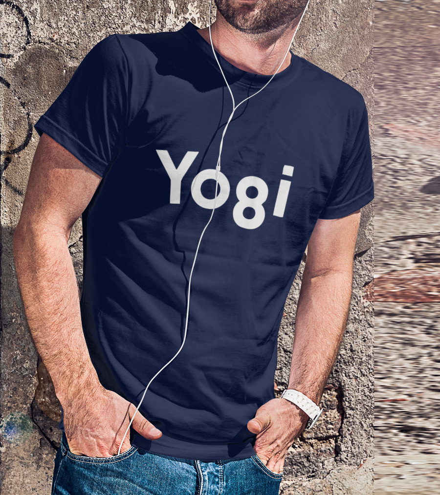Yogi Bear Cartoon Lettering Bold Playful T-Shirt