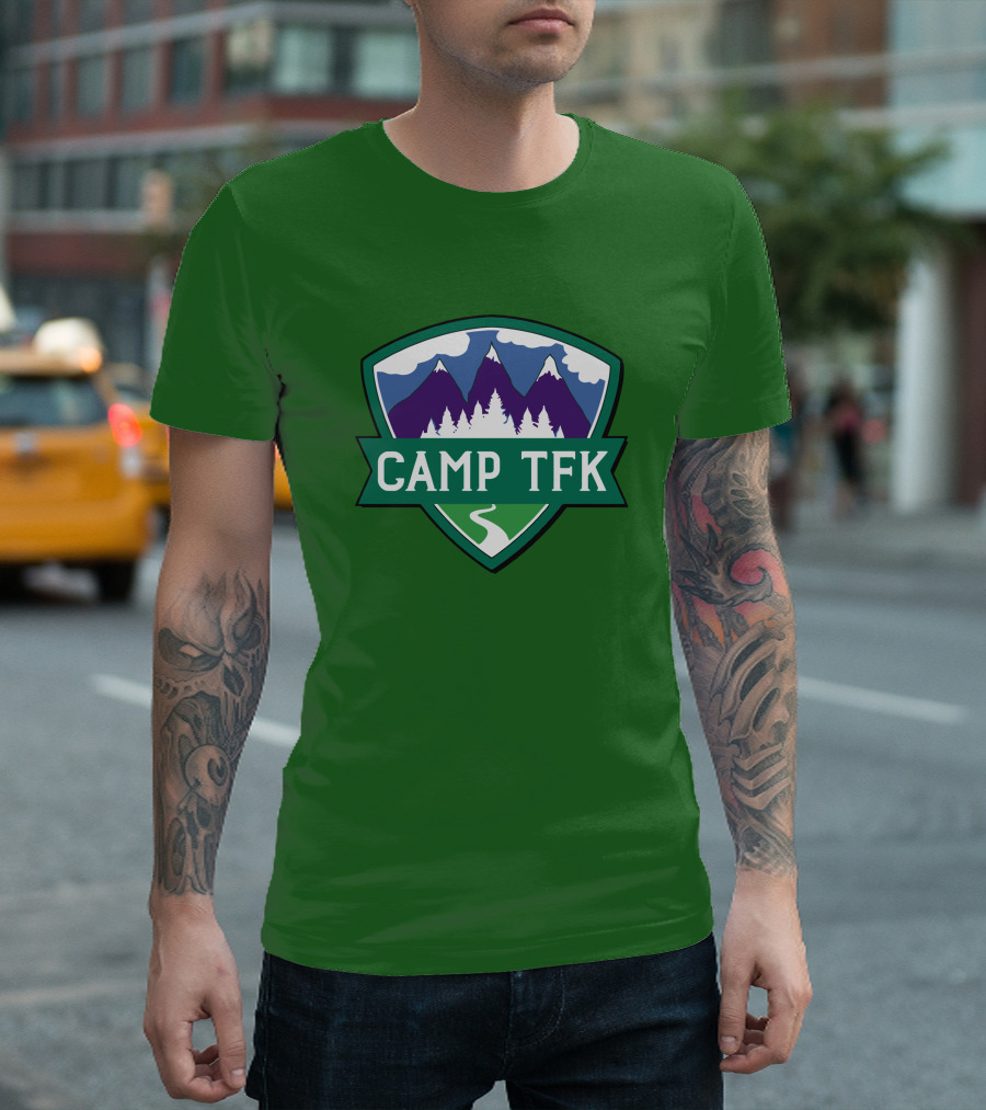 Camp TFK Mountain Adventure Badge T-Shirt