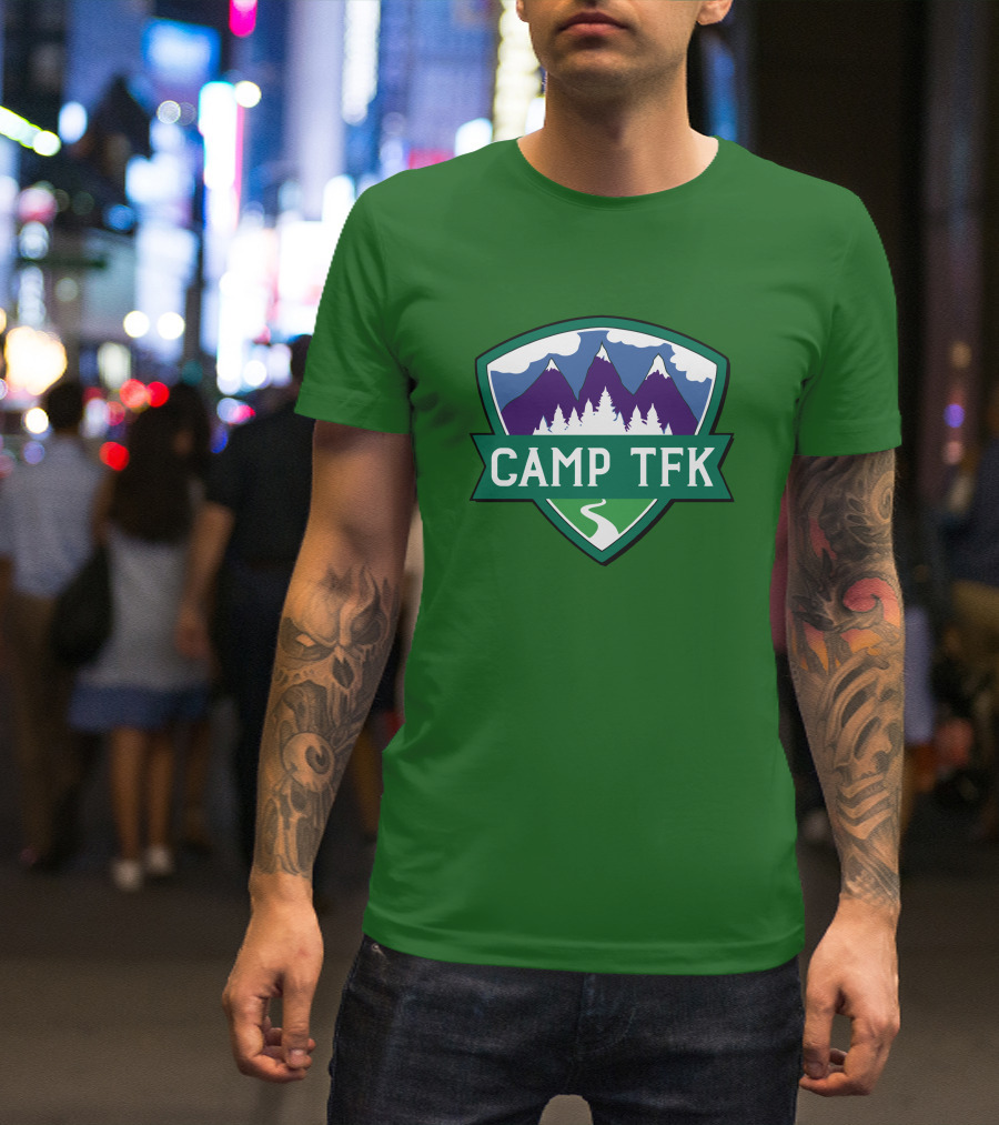 Camp TFK Mountain Adventure Badge T-Shirt
