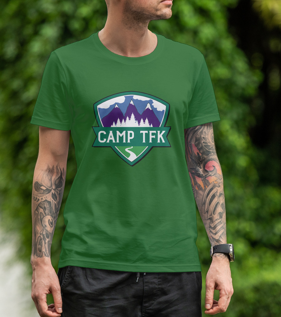 Camp TFK Mountain Adventure Badge T-Shirt