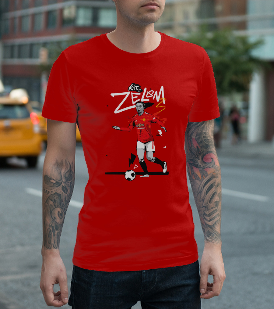 Katie Zelem Manchester United Football Player T-Shirt
