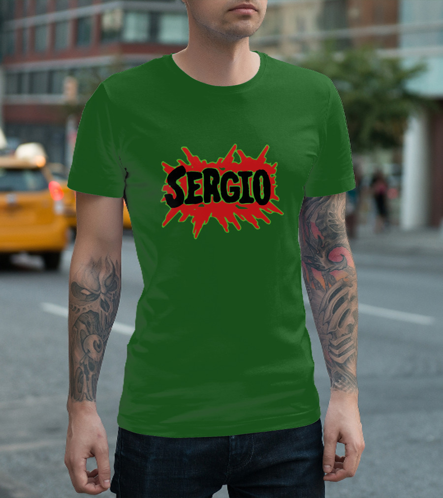 Sergio Romo Day Sergio Logo Burst T-Shirt