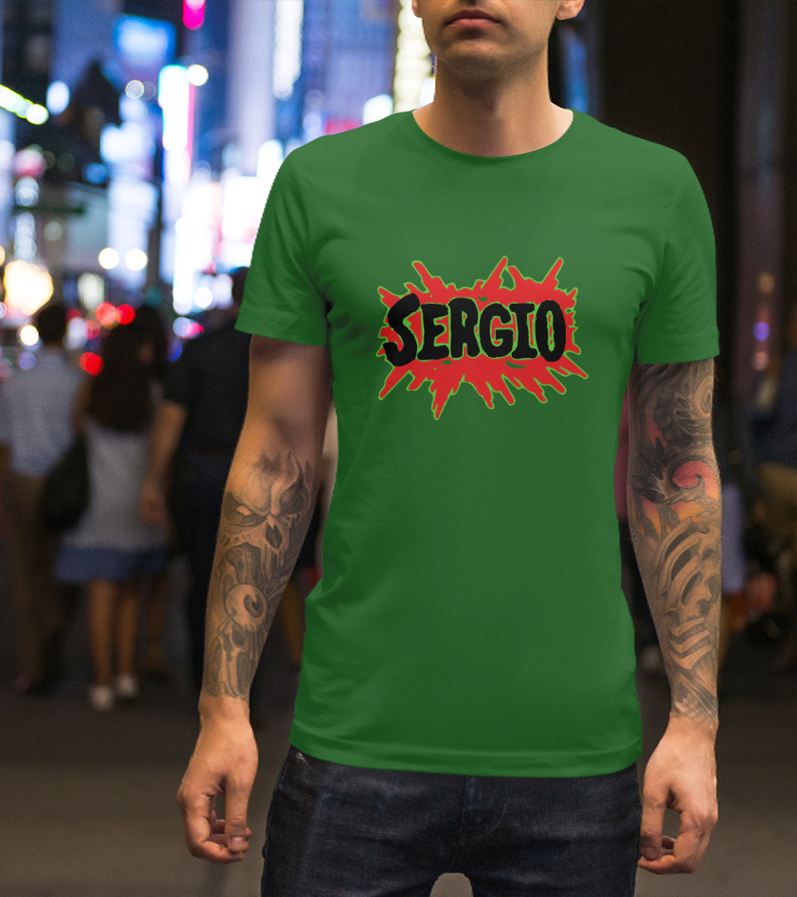 Sergio Romo Day Sergio Logo Burst T-Shirt