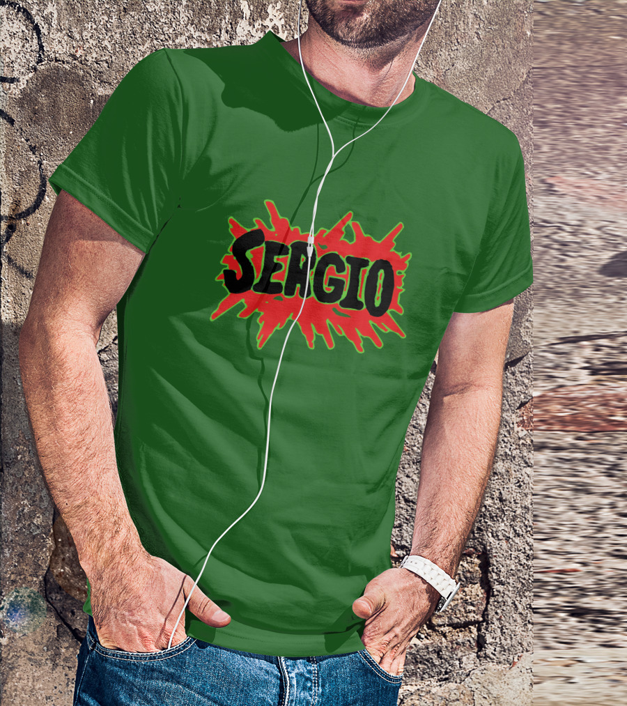 Sergio Romo Day Sergio Logo Burst T-Shirt