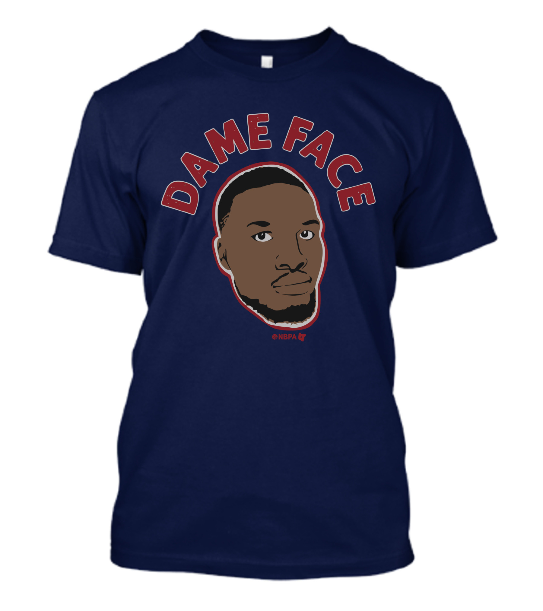 Dame Face Damian Lillard NBPA T-Shirt