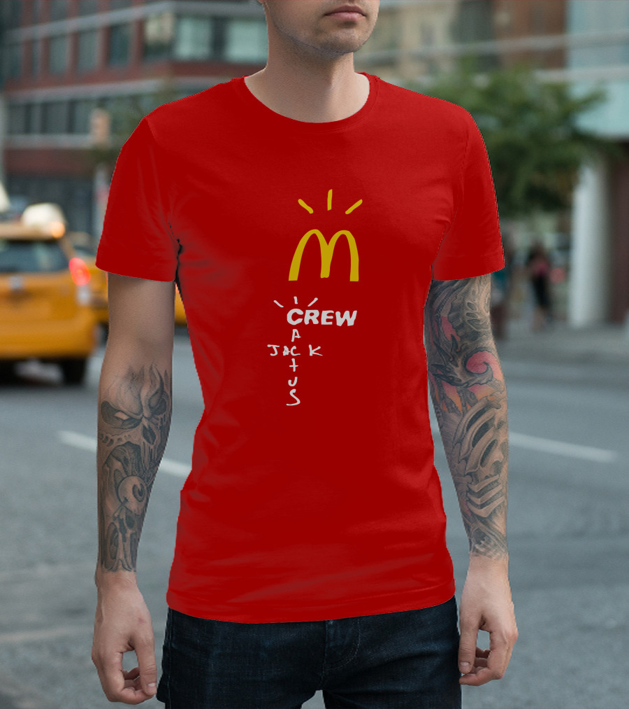 McDonalds Cactus Jack Crew Travis Scott Collaboration Toy T-Shirt