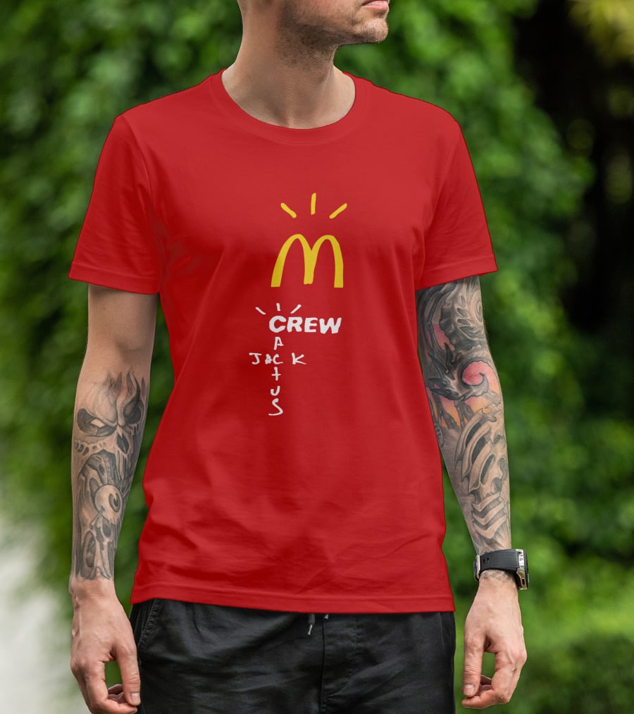 McDonalds Cactus Jack Crew Travis Scott Collaboration Toy T-Shirt