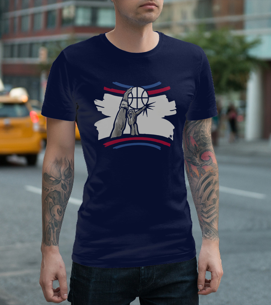 The Finger Block Basketball Iconic Defense Move T-Shirt
