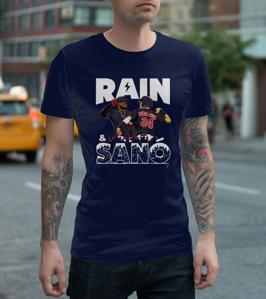 RAIN AND SANO BASEBALL DONALDSON 24 T-Shirt