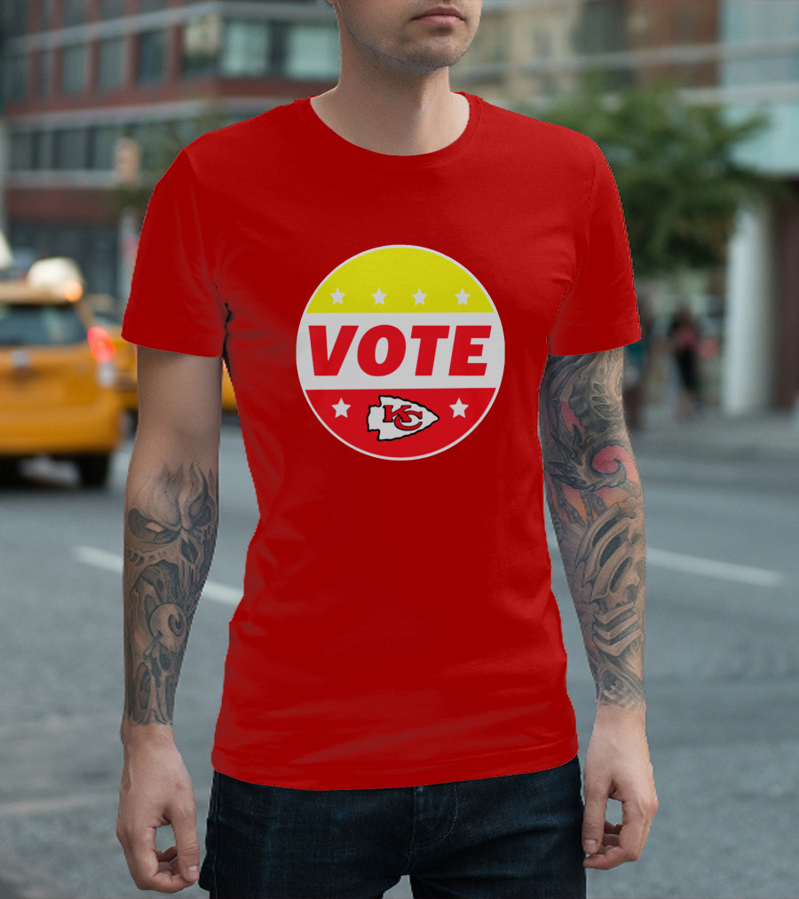 Vote Chiefs KC Red Stars Circle T-Shirt
