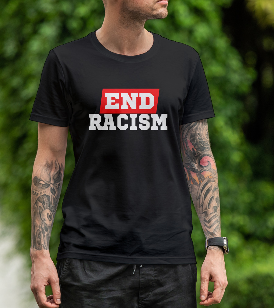 NFL End Racism Stop Racism Movement T-Shirt