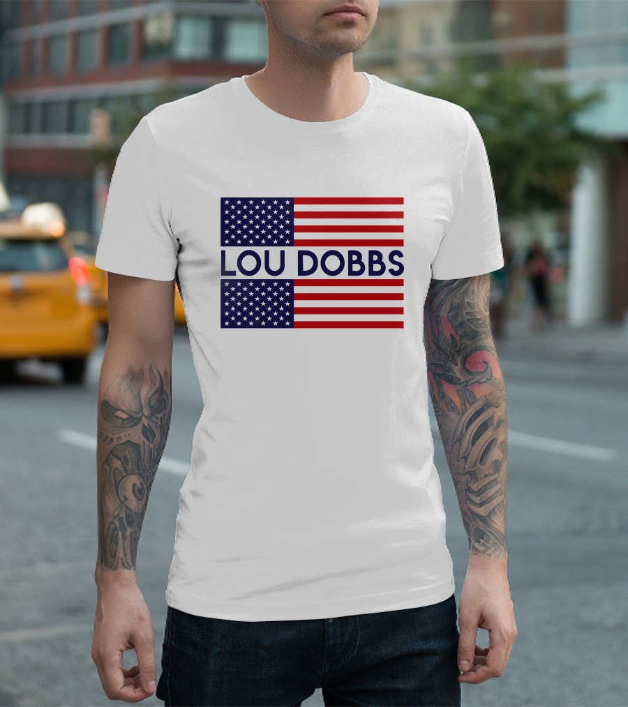 LOU DOBBS American Flag T-Shirt