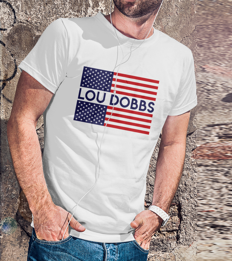 LOU DOBBS American Flag T-Shirt