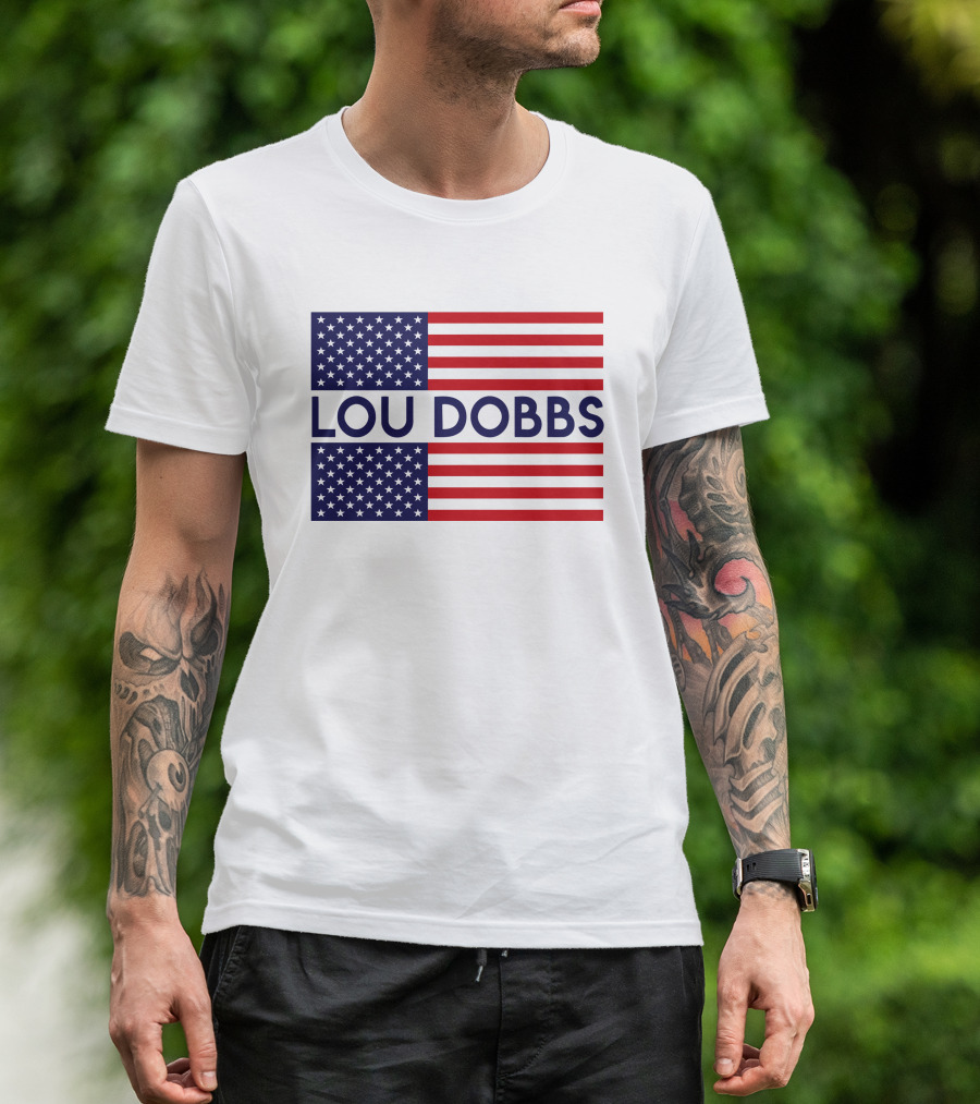 LOU DOBBS American Flag T-Shirt