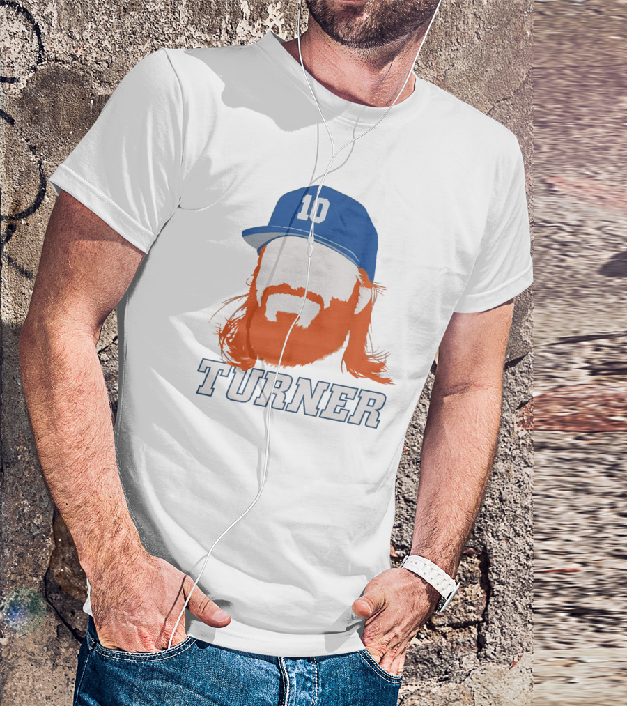 Turner 10 Blue Cap Orange Beard T-Shirt