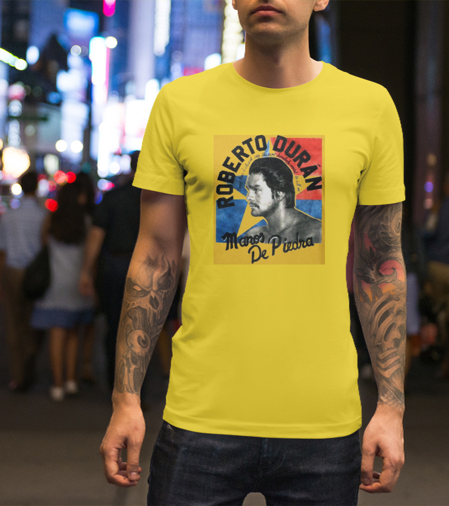 Roberto Durán Manos De Piedra Retro Boxing Legend Classic T-Shirt