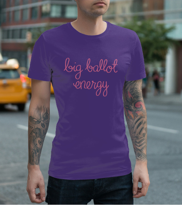 Big Ballot Energy Purple T-Shirt