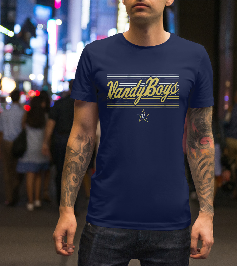 VandyBoys Vanderbilt Baseball Vandy Star T-Shirt