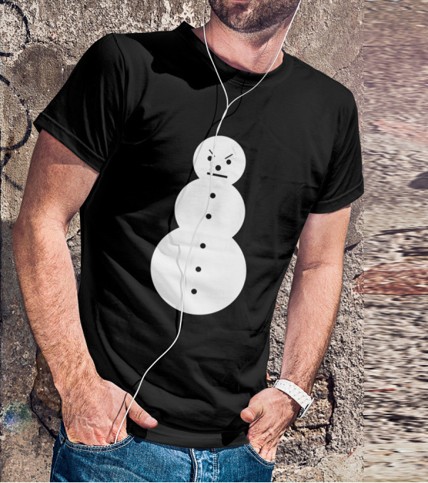 Young Jeezy Snowman Angry Simple T-Shirt