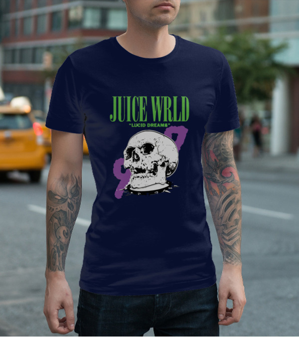 JUICE WRLD LUCID DREAMS 999 Skull T-Shirt