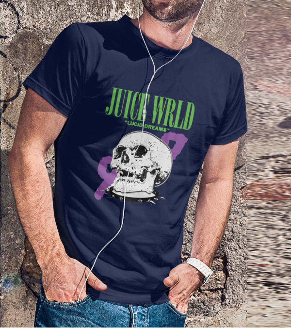 JUICE WRLD LUCID DREAMS 999 Skull T-Shirt