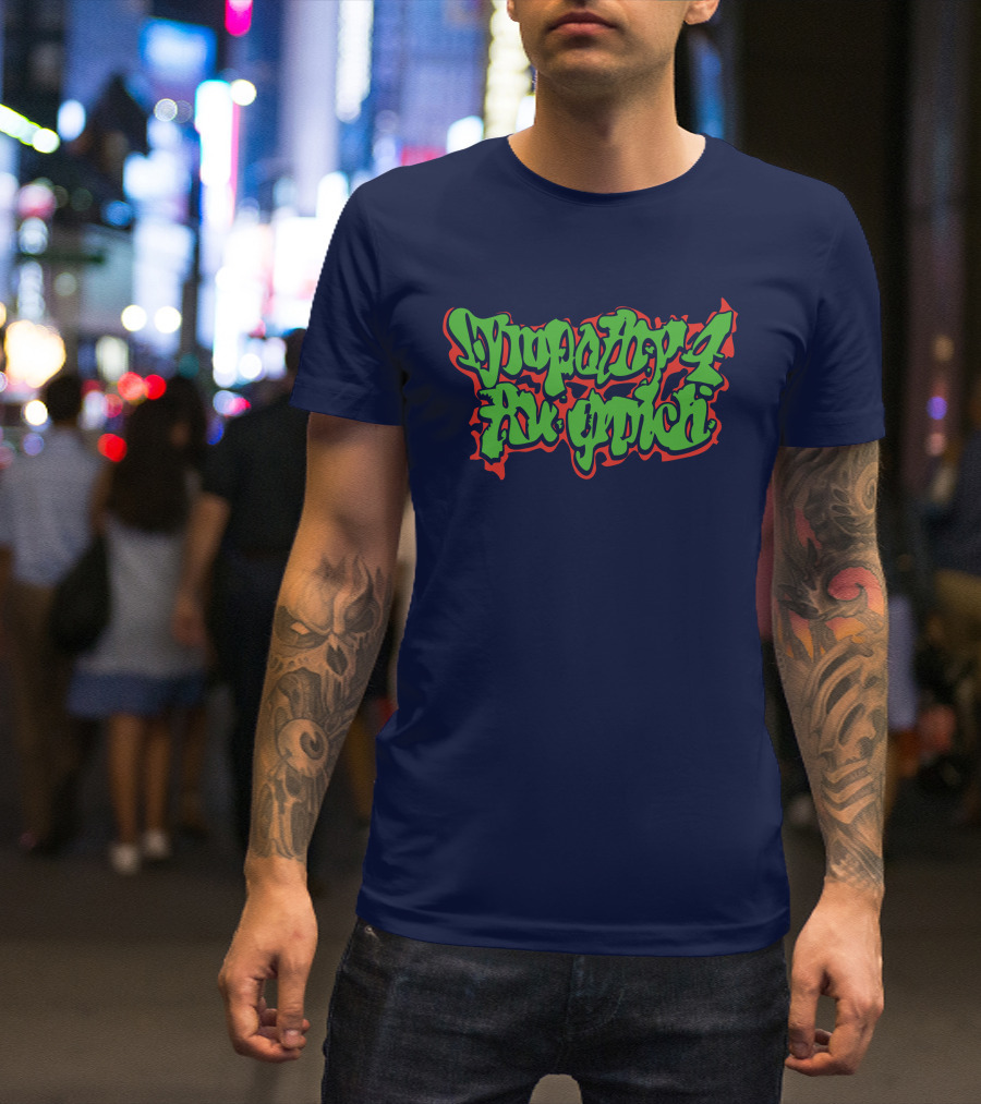 Sympathy 4 The Grinch Graffiti Style Christmas Mood T-Shirt