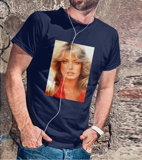 Farrah Fawcett Iconic Red 1970s T-Shirt