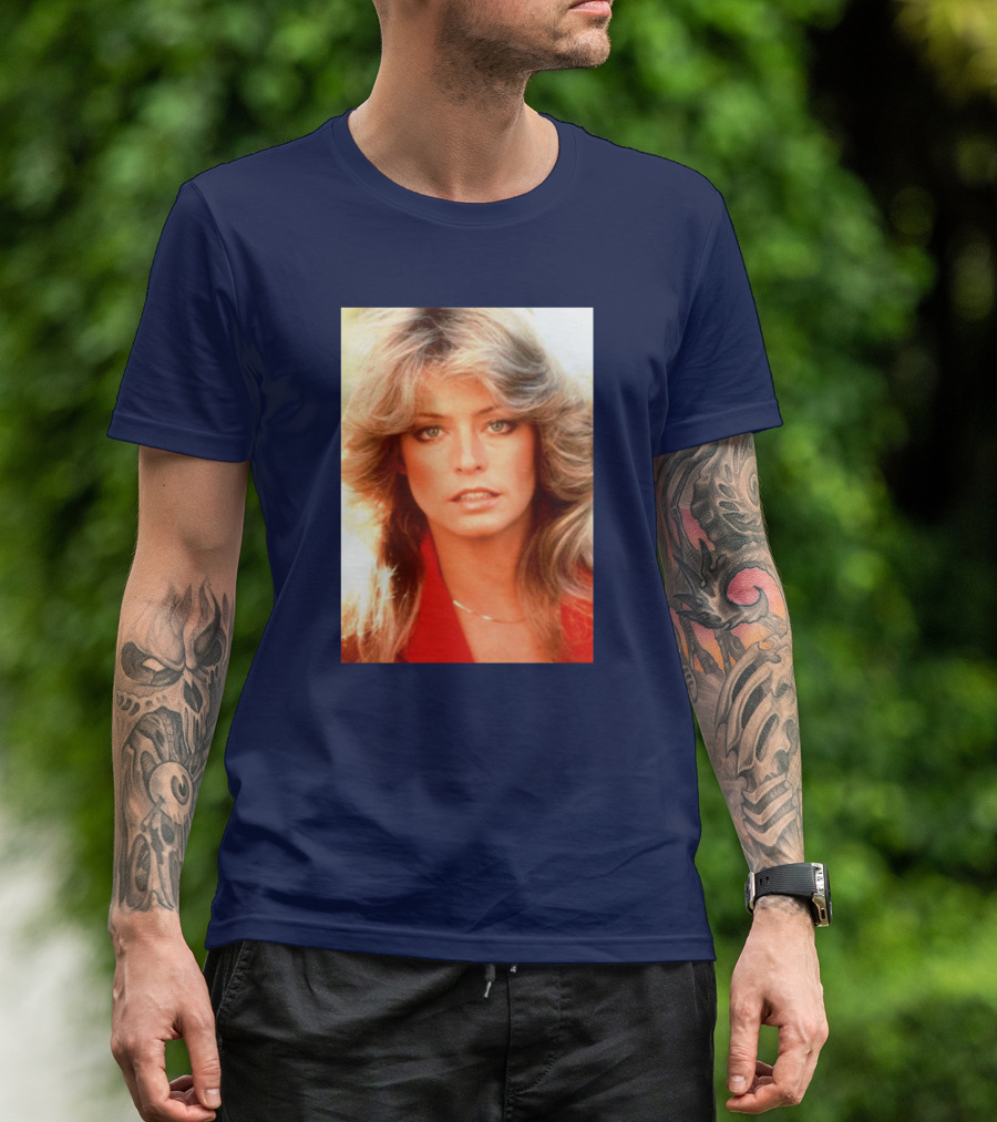 Farrah Fawcett Iconic Red 1970s T-Shirt